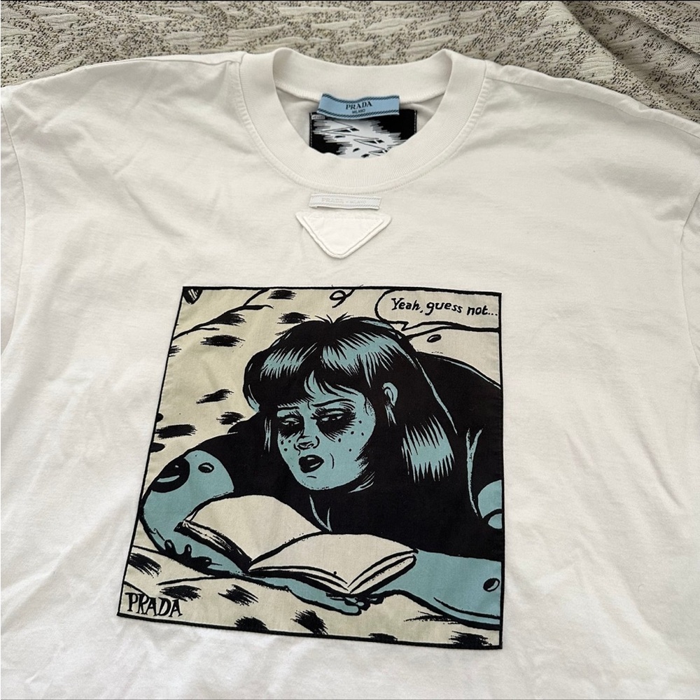 Prada T-Shirt comic collection XS